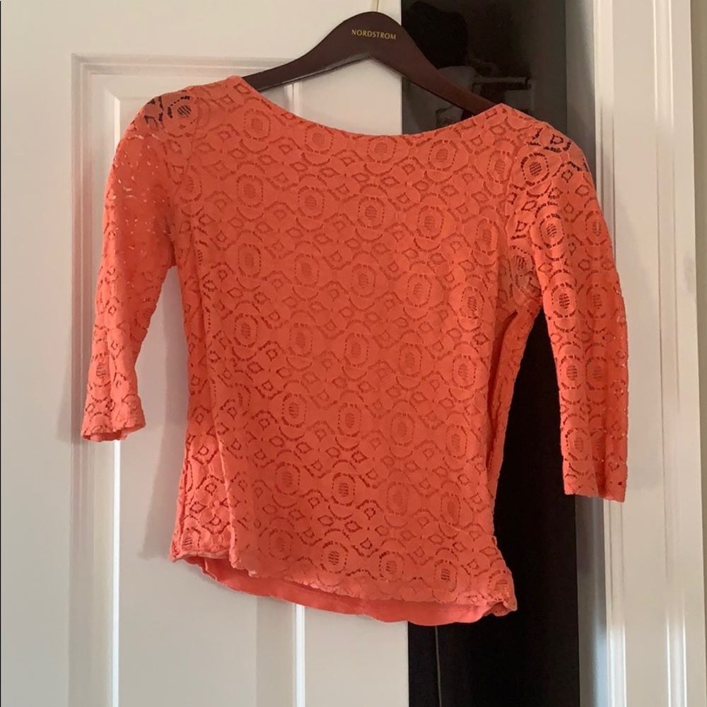 Lace 3/4 length blouse